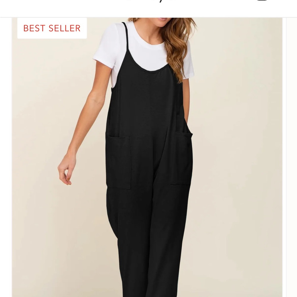 Black Women's oversized Jumpsuit